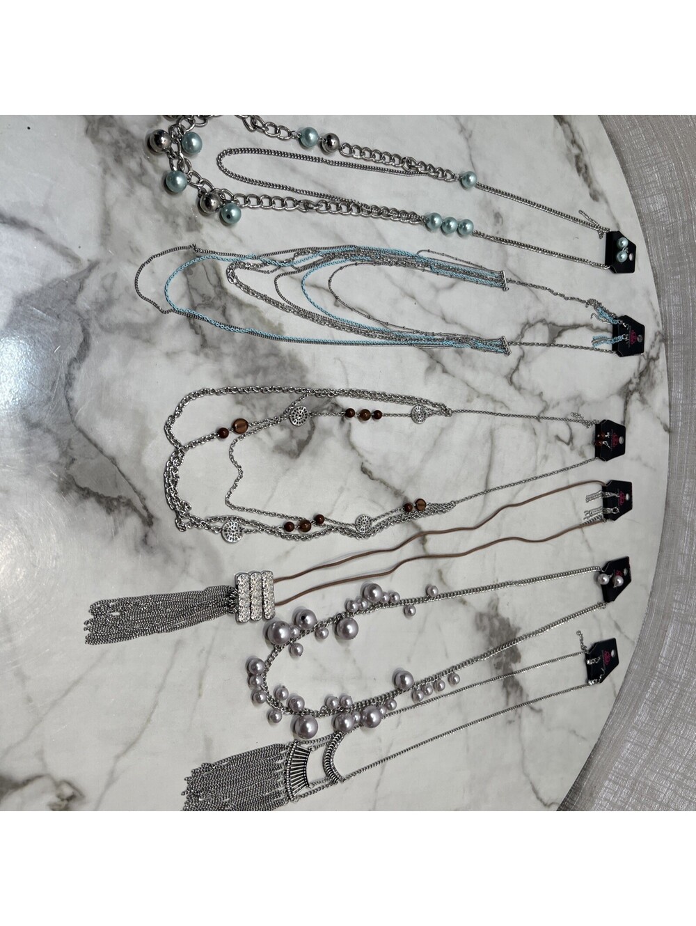 Lot of 6 Paparazzi Necklace/Earring Jewelry Sets New With Tags